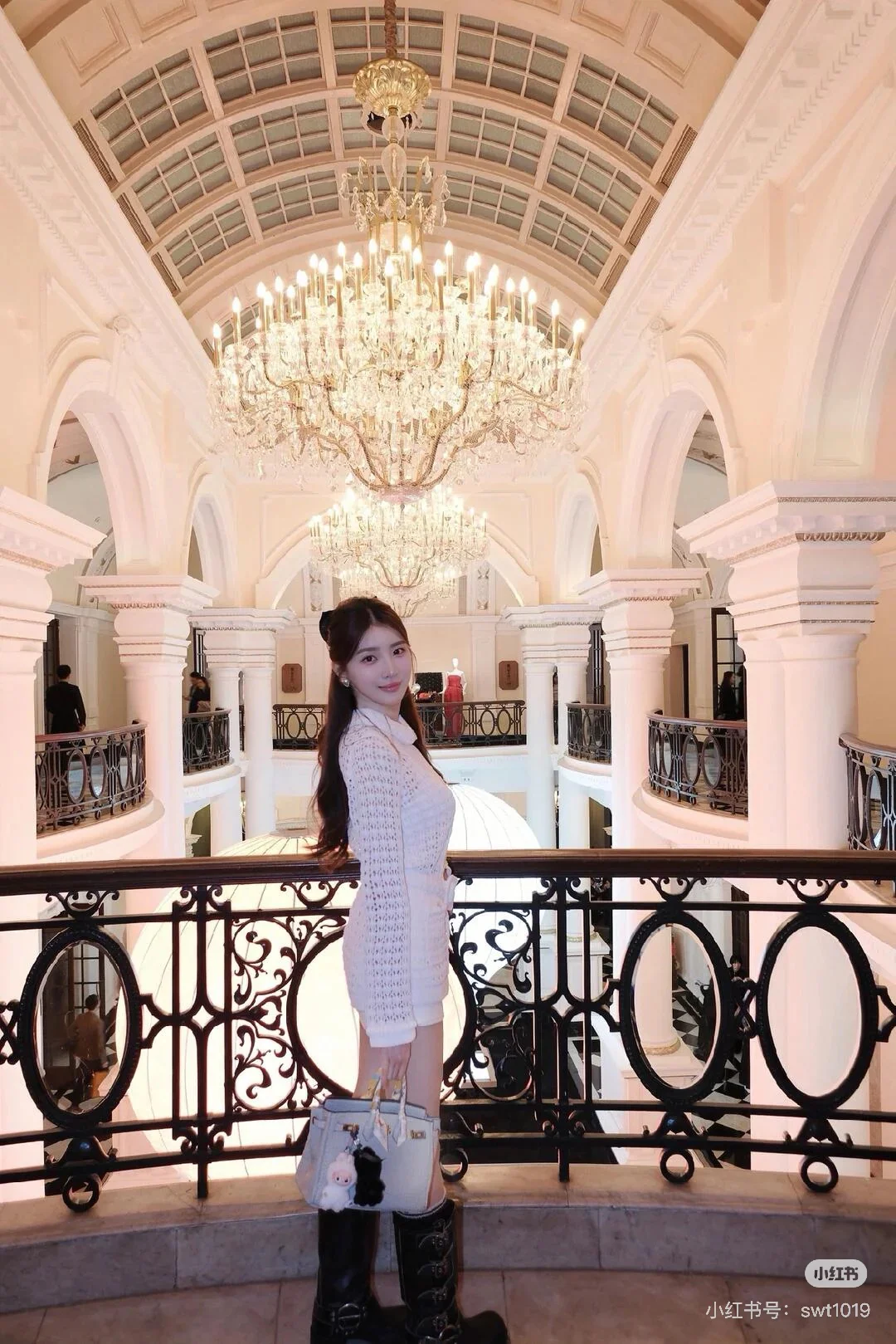 Chan 26ss hollow out knitwear