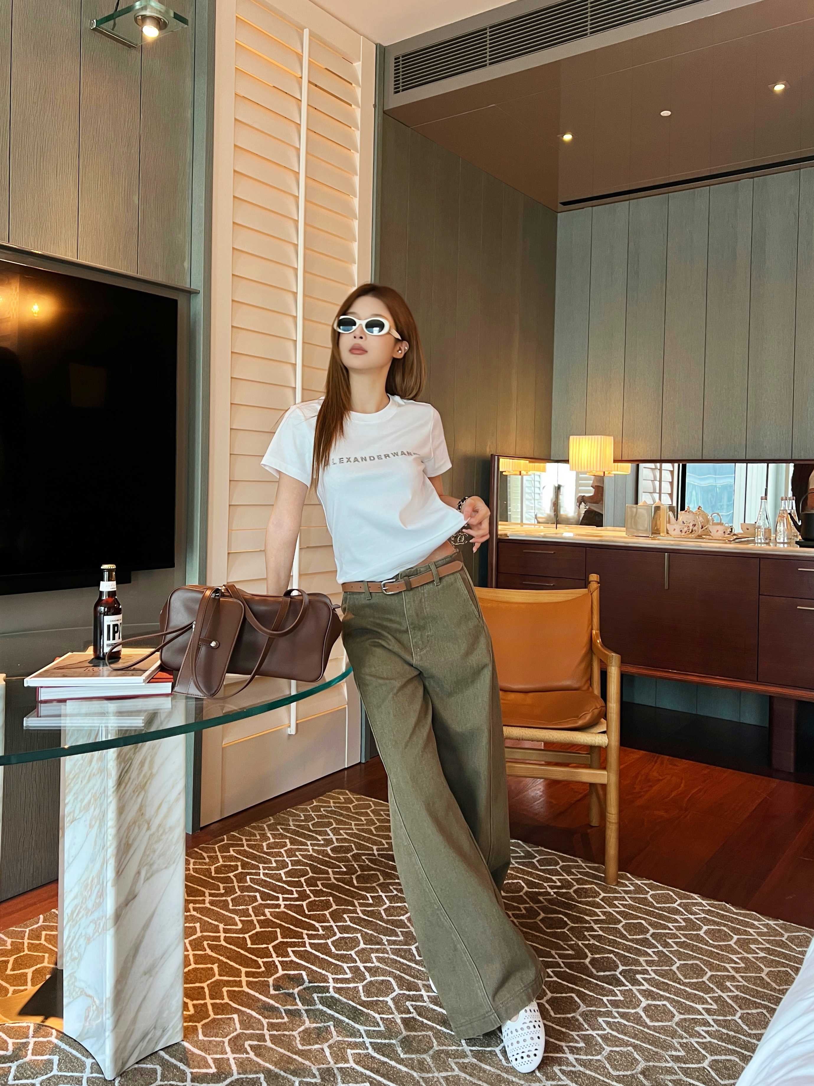 Alex 26ss rhinestone t-shirts