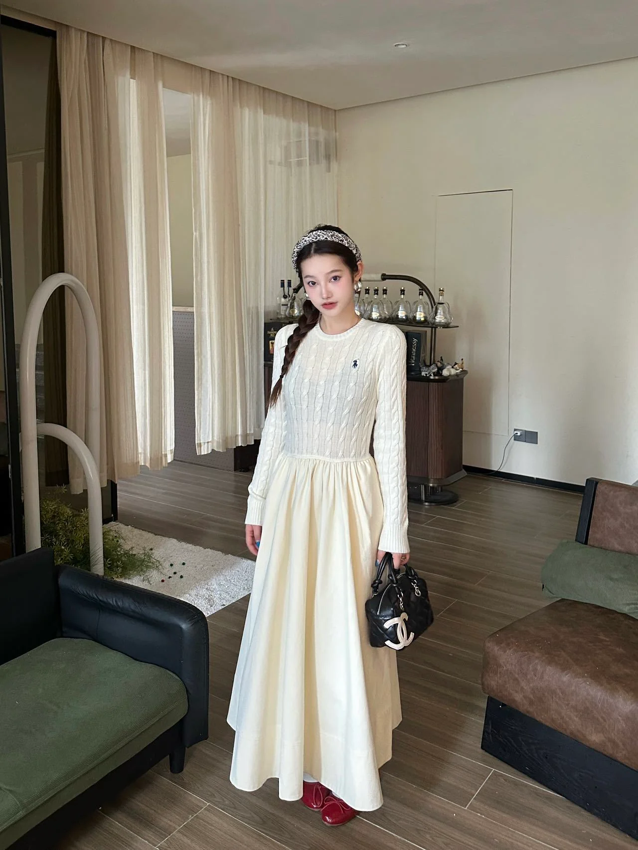 Ralp 26ss contract knit dress