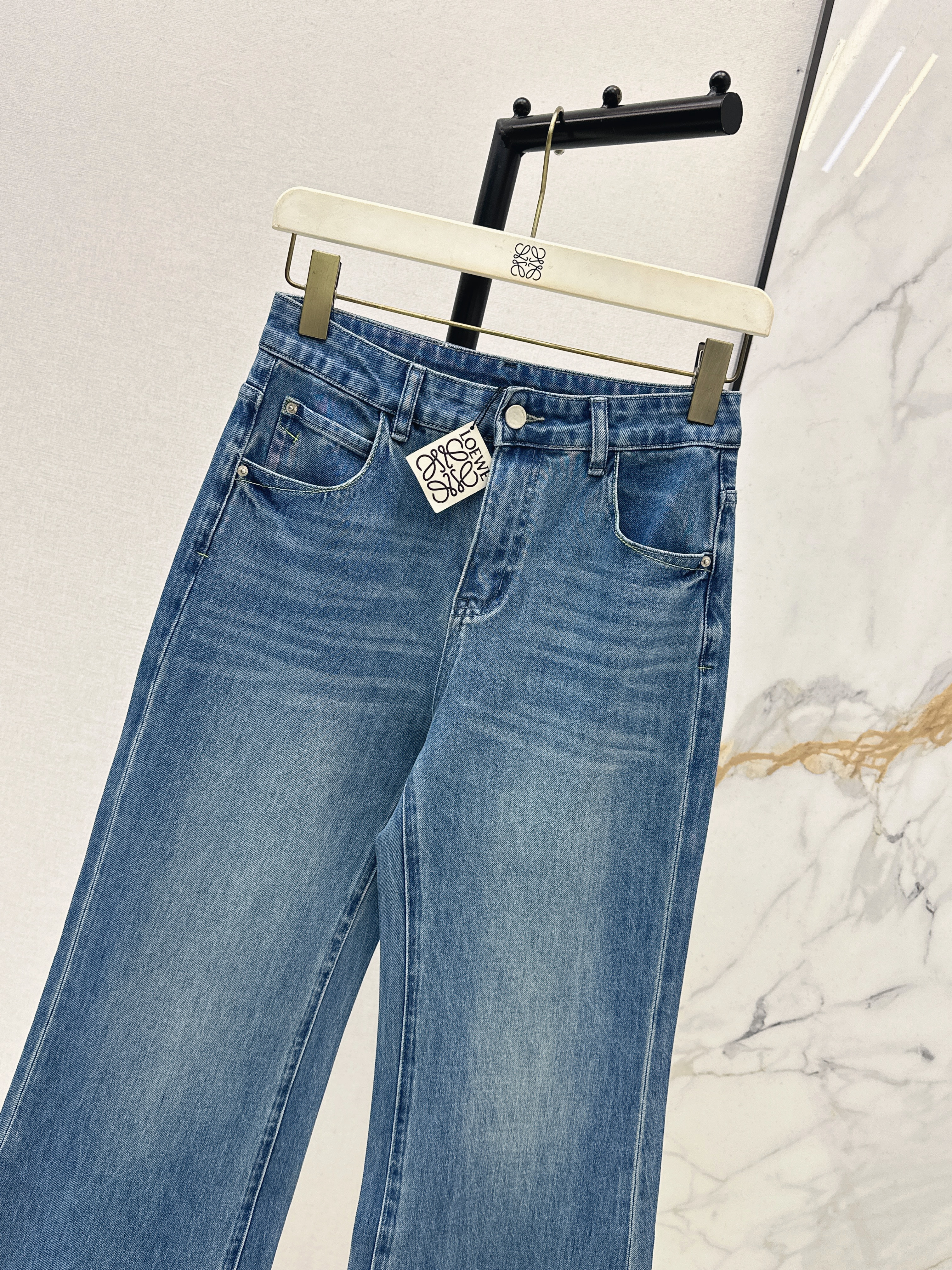 Loe 26ss cropped jeans